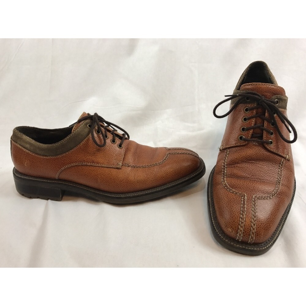 Cole Hann Men's Brown Leather Oxford Shoes Boots Welted Size 9 M